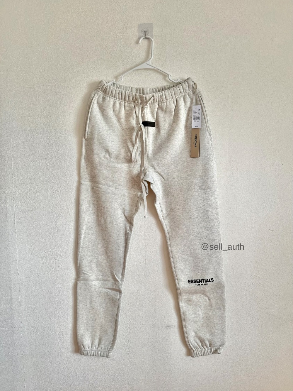 Fear Of God ESSENTIALS Light Oatmeal Sweatpants - NEW❗️only $48+ offers accepted